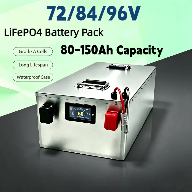 Lifepo4 72V 100Ah Battery Pack Ev - Batterie LiFePO4 avec BMS 72V 84V