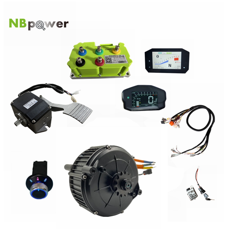 Mid Drive Motor Kit 72V 5000W - Kit moteur PMSM QSMOTOR 165 35H