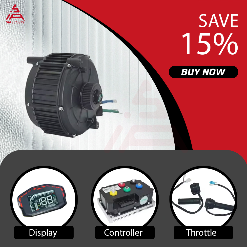 Mid Drive Motor Kit 72V 5000W - Kit moteur central QSMOTOR QS165 V2