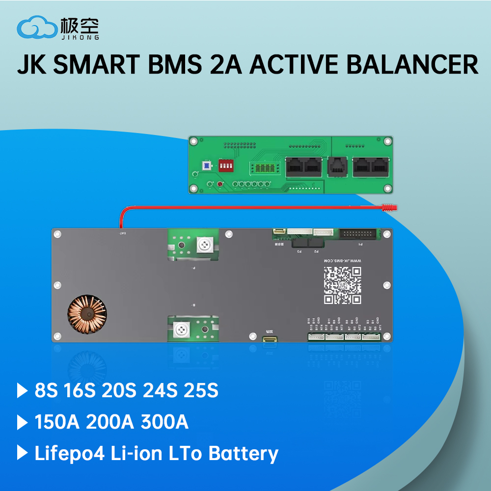 Smart Bms 24S 200A Bluetooth Lifepo4 - JK Smart BMS 2A équilibreur actif