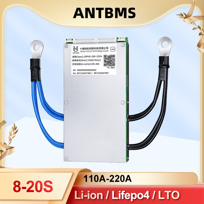 Smart Bms 24S 200A Bluetooth Lifepo4 - ANT Smart BMS 8S-20S avec WiFi