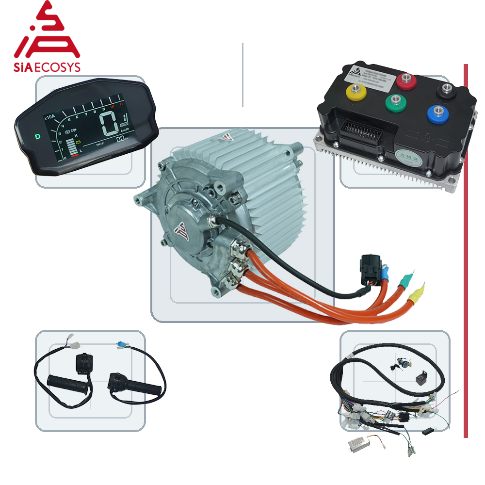 Mid Drive Motor Kit 72V 5000W - Kit moteur central SiAECOSYS SIASZD142A-67 5000W