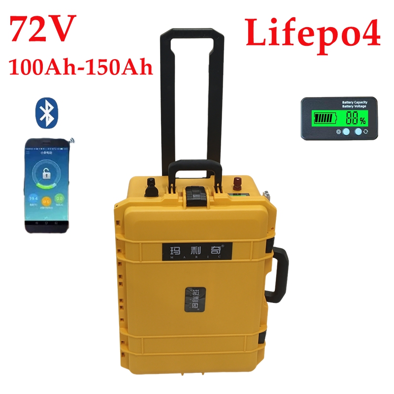 Lifepo4 72V 100Ah Battery Pack Ev - Batterie lithium LiFepo4 étanche 72V 150Ah