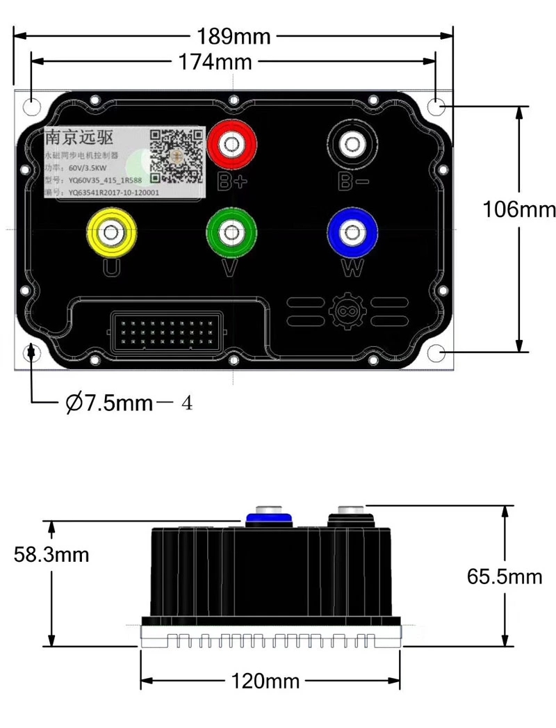 YuanQu FarDriver ND72850 ND848 - Fardriver Nd72850 Controller avis et prix
