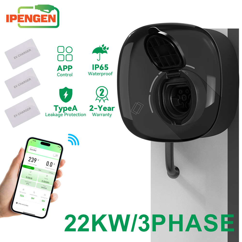 IPENGEN – chargeur de voiture  - Ev Charger Type 2 22Kw 32A 3 Phase avis et prix
