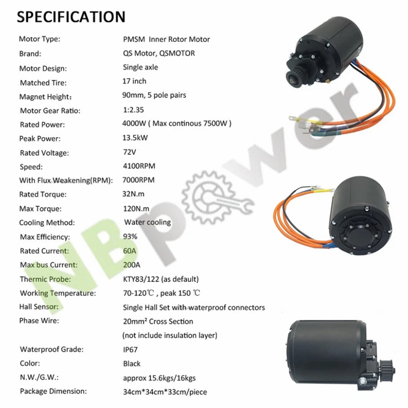 Kit de conversion de moteur à  - Fardriver Nd72850 Controller avis et prix