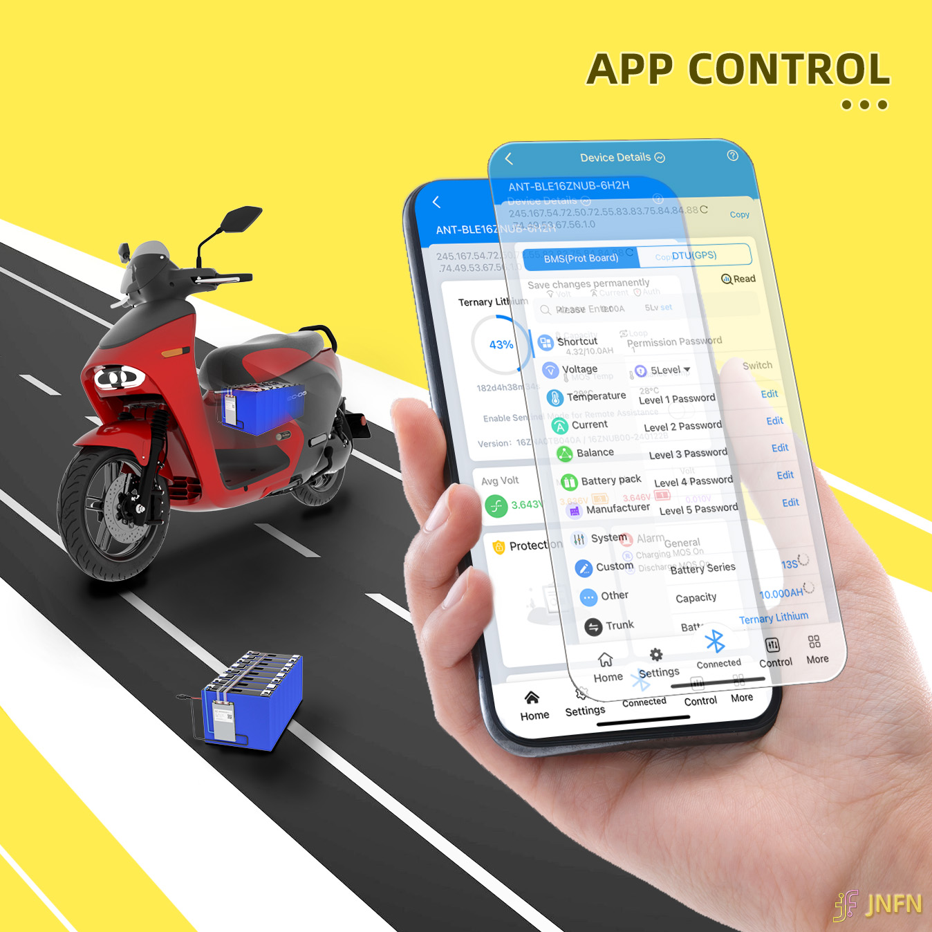 Carte de protection de batteri - Smart Bms 24S 200A Bluetooth Lifepo4 avis et prix