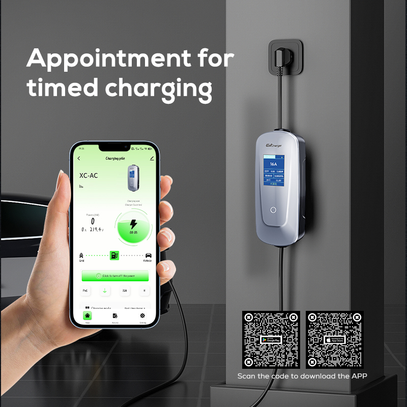 Boîte de charge EVSE Ovrod pou - Type 2 Portable Ev Charger 11Kw Cee avis et prix